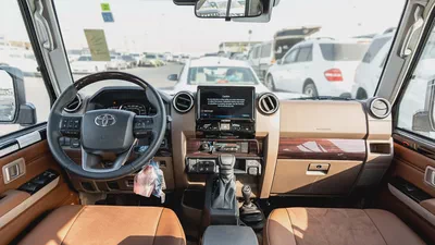 2026 Toyota Land Cruiser LC76 2.8L AT Diesel (Black-Brown)-12