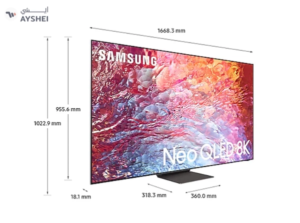  Renewed - Samsung 75" QN700B Neo QLED 8K HDR Smart TV 75QN700B