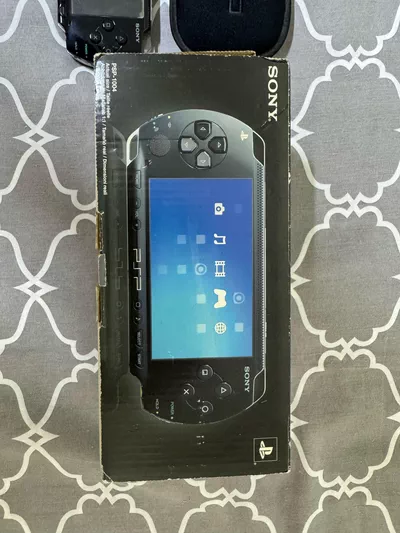 Sony PSP Handheld Console with Case-1