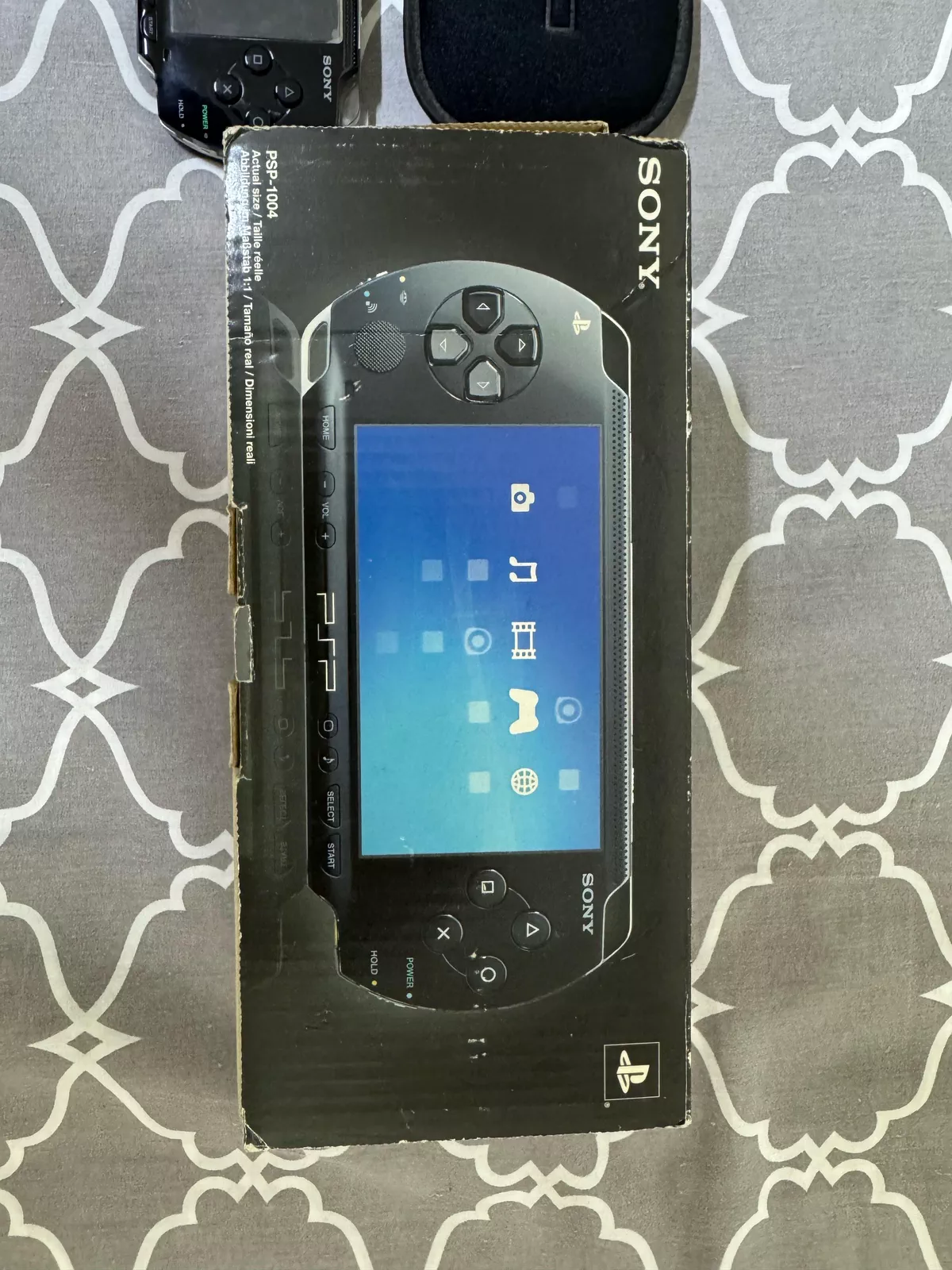 Sony PSP Handheld Console with Case-1-1