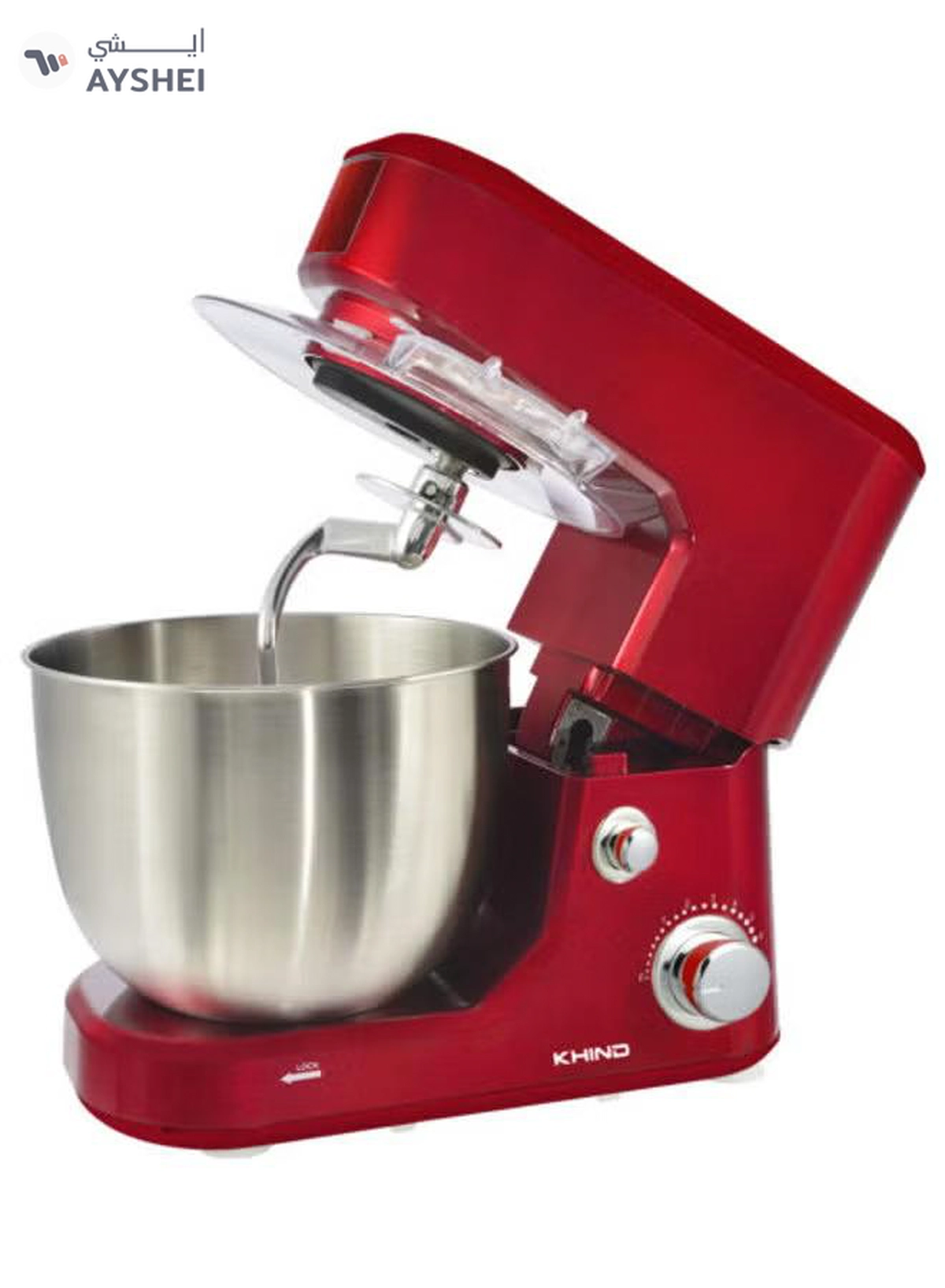 KHIND Stand Mixer 5.0 L 1000.0 W SM506P Red