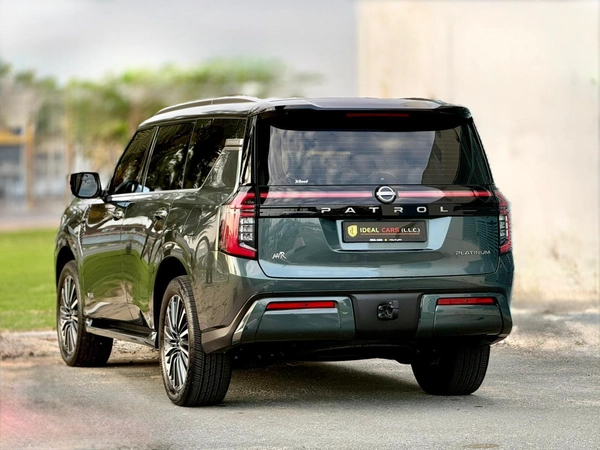 NISSAN PATROL LE PLATINUM 3.5T l YEAR 2025 l UNDER WARRANTY UPTO MAY 2030 UNLIMITED KMSl LOW MILEAGE