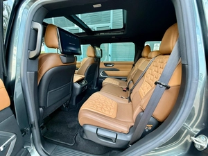 NISSAN PATROL LE PLATINUM 3.5T l YEAR 2025 l UNDER WARRANTY UPTO MAY 2030 UNLIMITED KMSl LOW MILEAGE