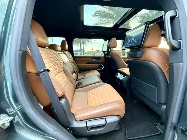 NISSAN PATROL LE PLATINUM 3.5T l YEAR 2025 l UNDER WARRANTY UPTO MAY 2030 UNLIMITED KMSl LOW MILEAGE