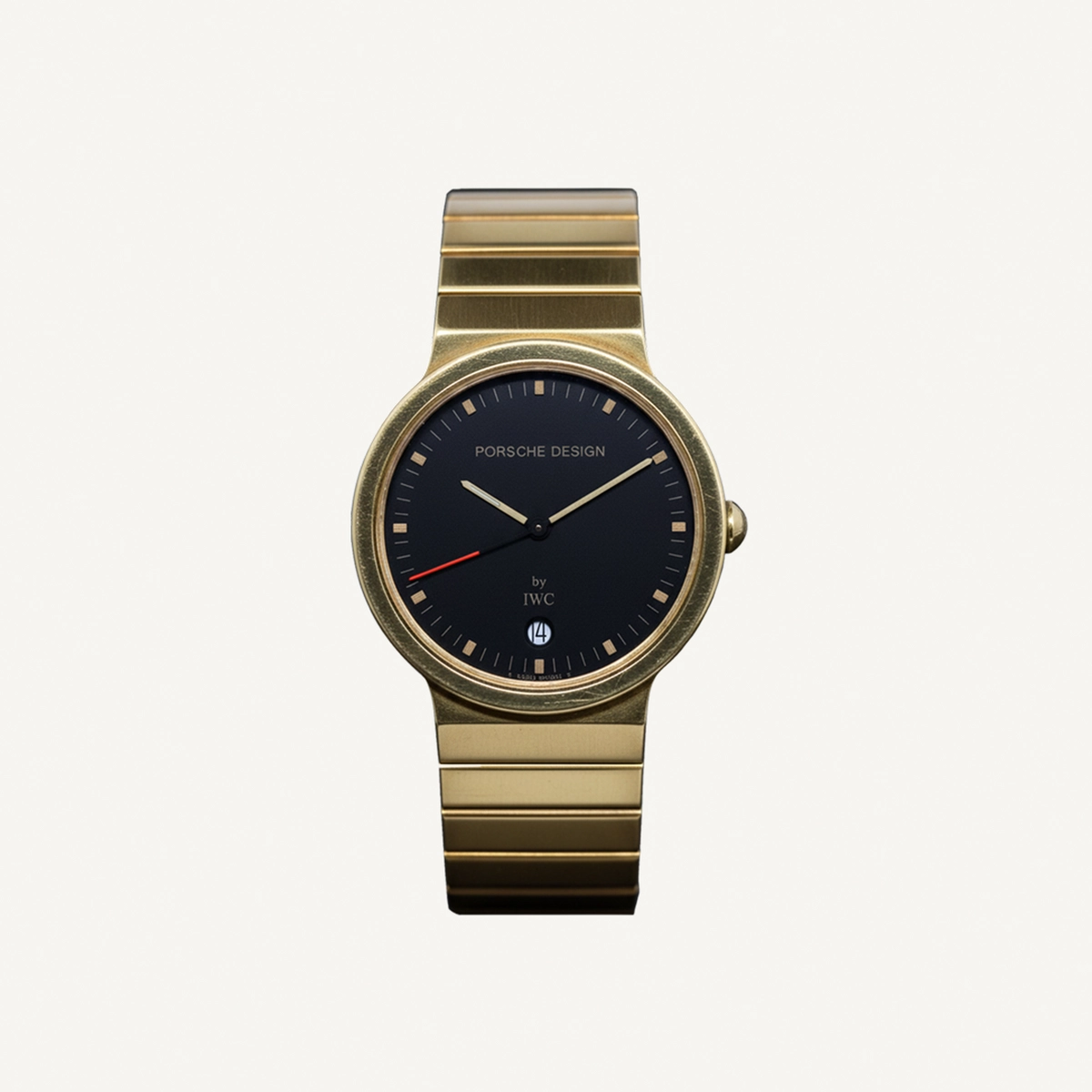 Porsche Design by IWC - Full Yellow Gold Black Dial 33mm with Date |Used (Fair) | Year of production 2000 (Approximation) | No original box | No original papers