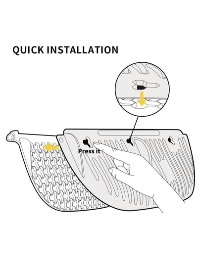PETKIT Baffle for Emptying Cat Litter,One Click Cat Litter Remover Exclusive for PETKIT PuraMax Self-Cleaning Cat Litter Box,3Pcs-3