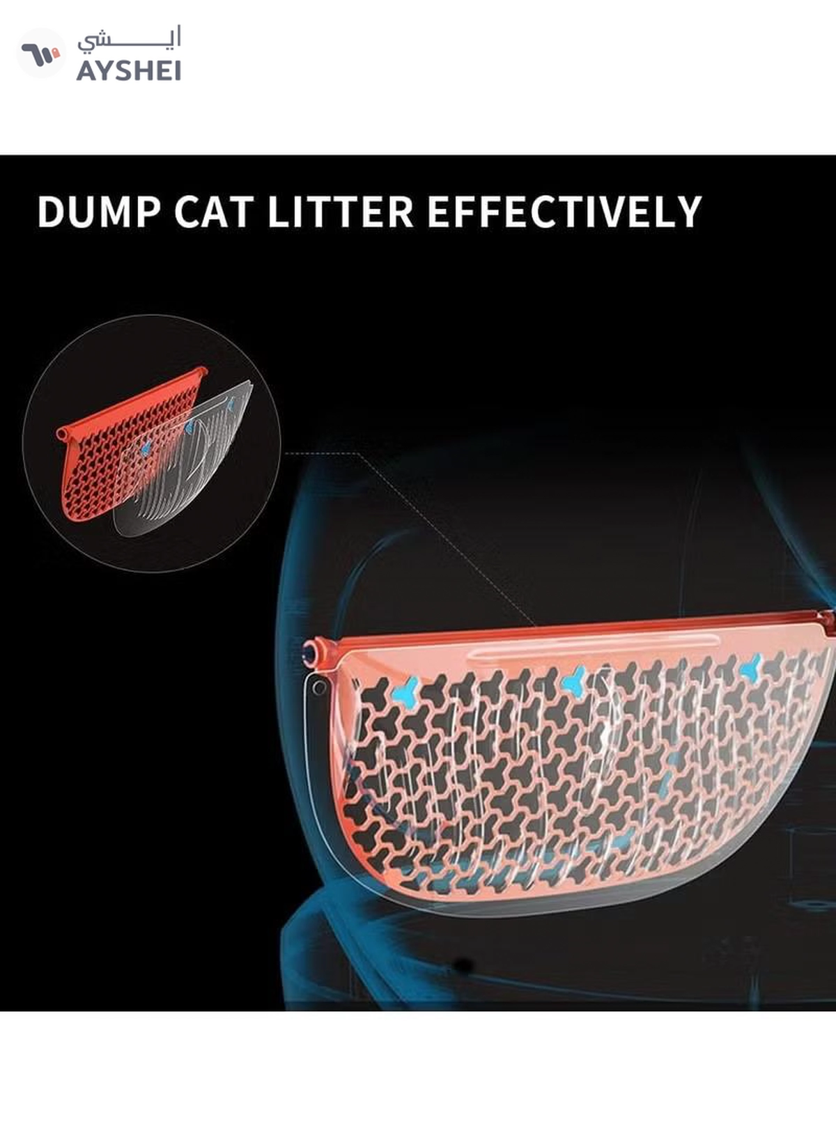 PETKIT Baffle for Emptying Cat Litter,One Click Cat Litter Remover Exclusive for PETKIT PuraMax Self-Cleaning Cat Litter Box,3Pcs-5-5