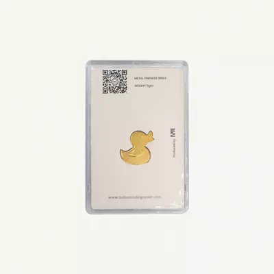 BTC 5 Gram Pure Gold Duckling Toy- Exclusive Gifting and Collectable 24 carat-1