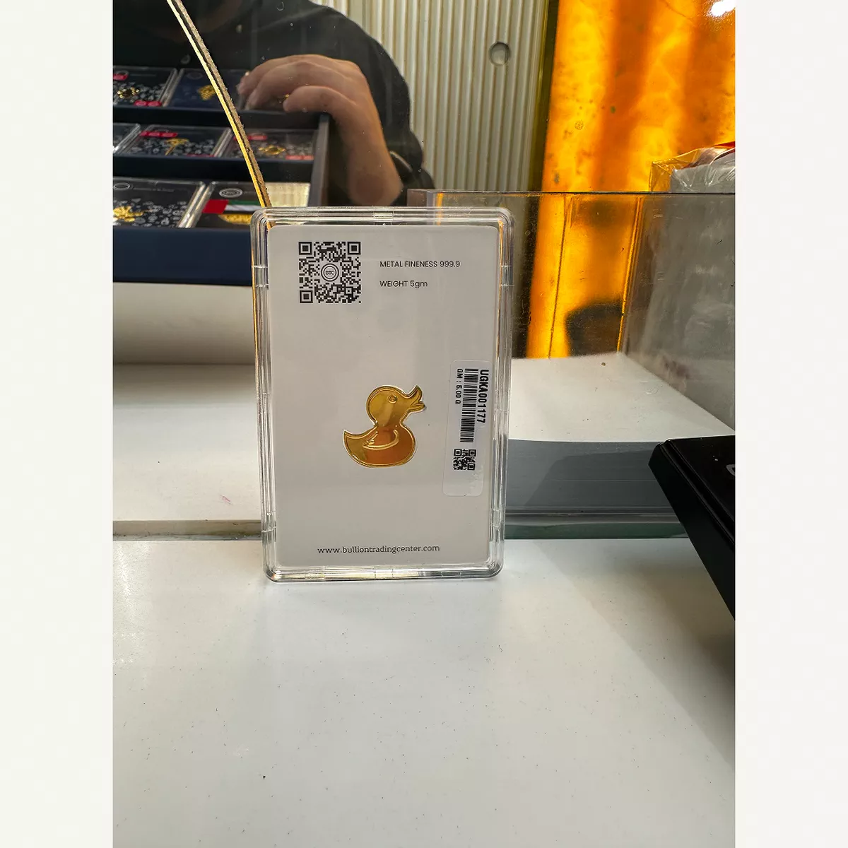 BTC 5 Gram Pure Gold Duckling Toy- Exclusive Gifting and Collectable 24 carat-3-3