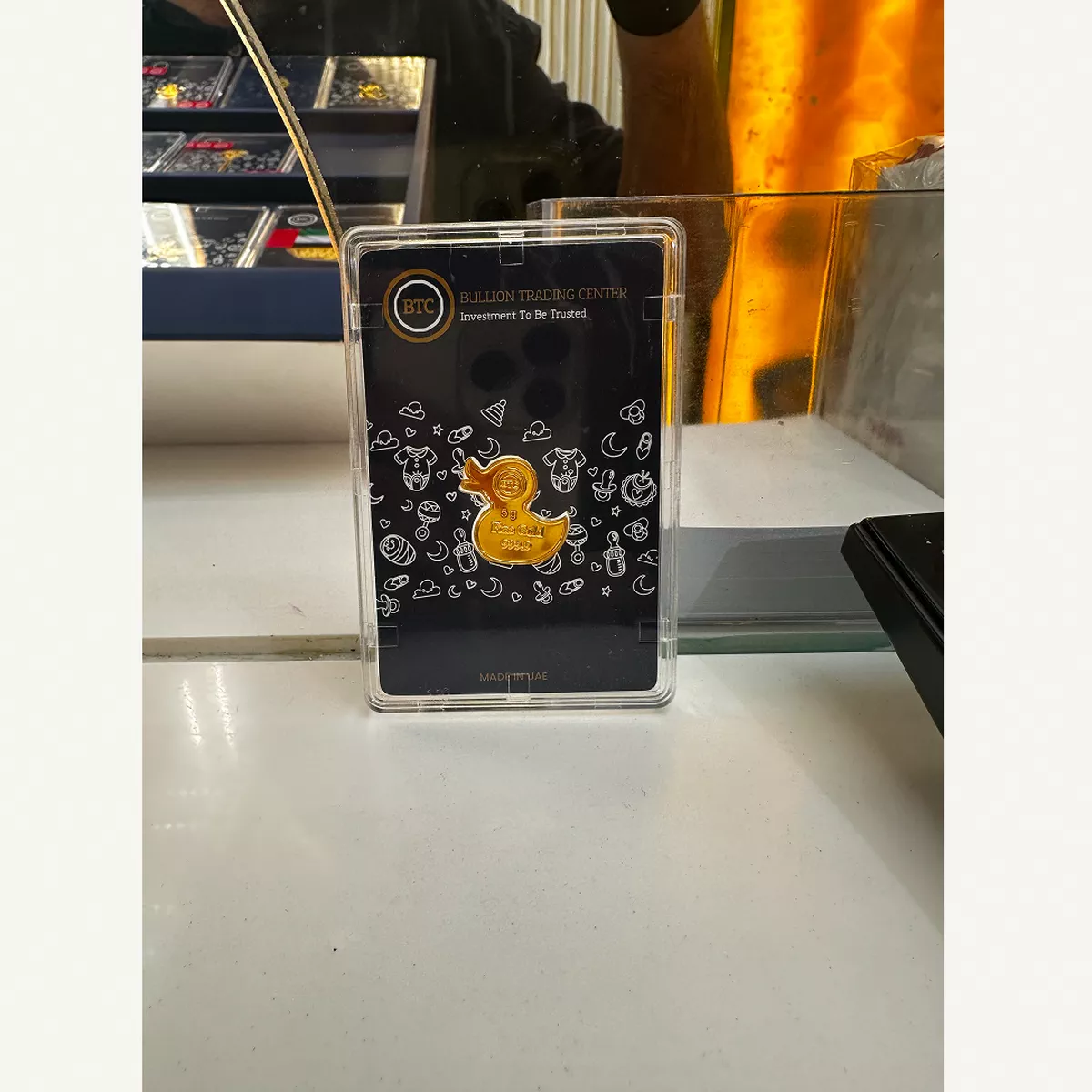 BTC 5 Gram Pure Gold Duckling Toy- Exclusive Gifting and Collectable 24 carat-2-2