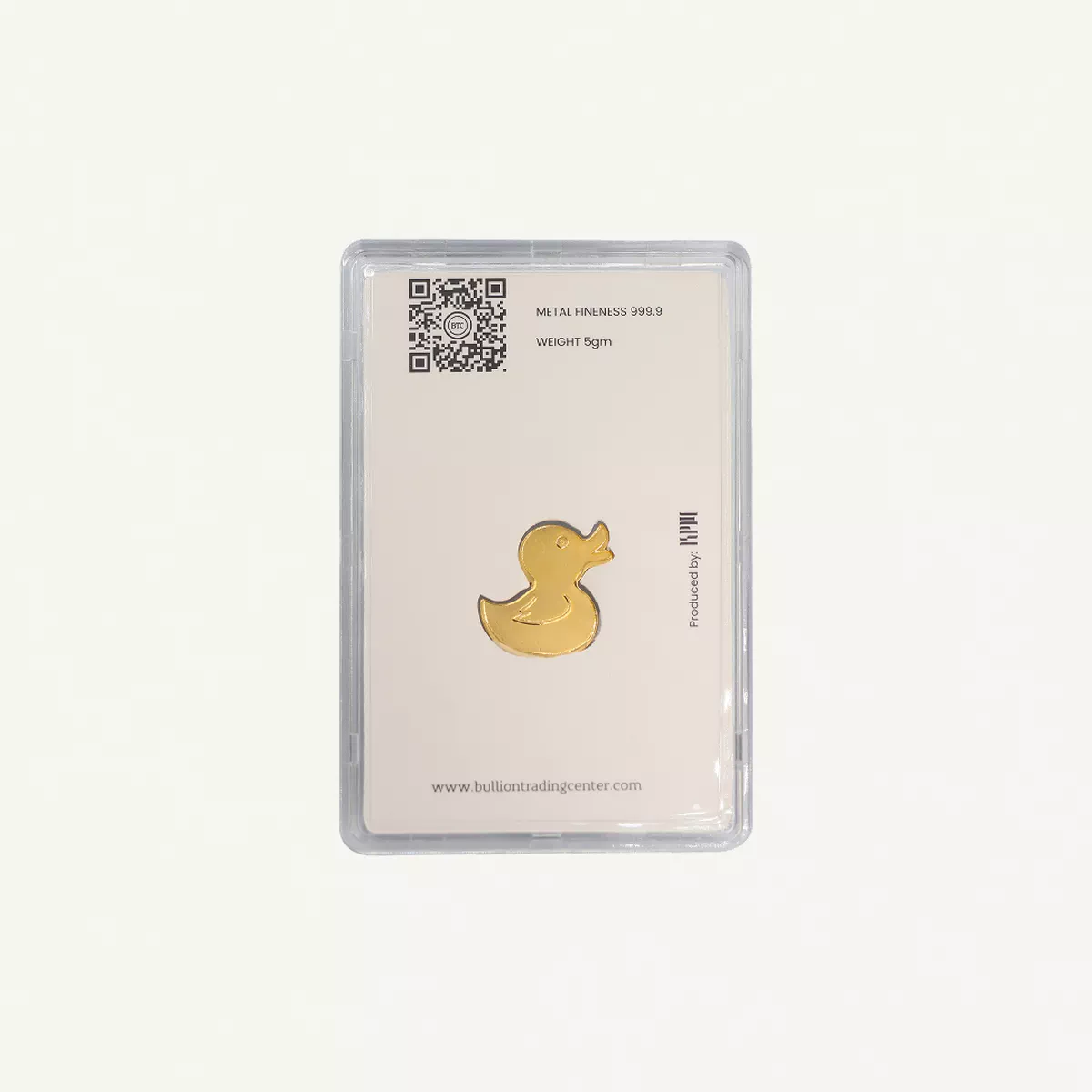 BTC 5 Gram Pure Gold Duckling Toy- Exclusive Gifting and Collectable 24 carat-1-1
