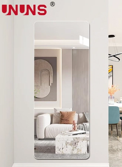 UNUNS Full Length Wall Mirror,Non-Breakable 3D Acrylic 30x100cm Wall Sticker Tiles,Full Body Mirror Tiles For Bedroom,Home Gym,Home Wall Decor-4