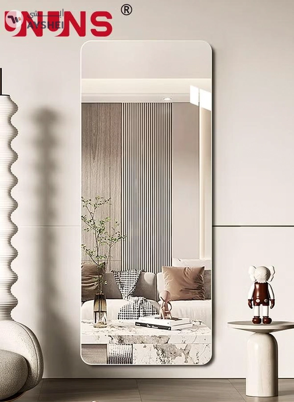 UNUNS Full Length Wall Mirror,Non-Breakable 3D Acrylic 30x100cm Wall Sticker Tiles,Full Body Mirror Tiles For Bedroom,Home Gym,Home Wall Decor