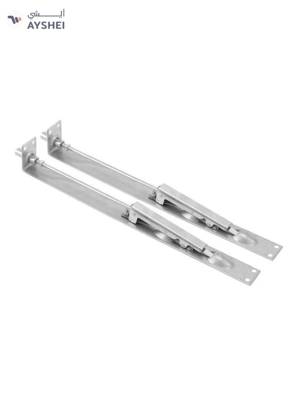 GEEPAS Push Button Door Flush Tower Bolt Silver 300mm-2-2