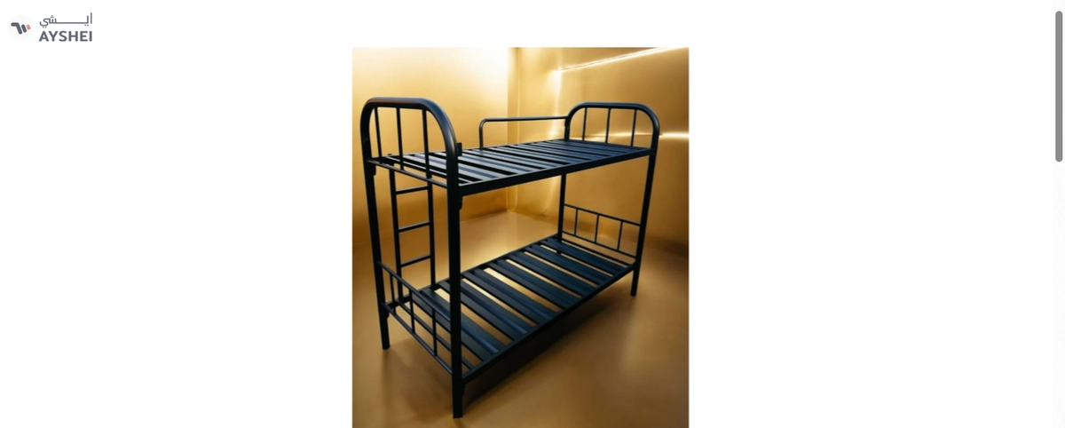 Army Steel Bunk Bed, 55 kgs-1-1