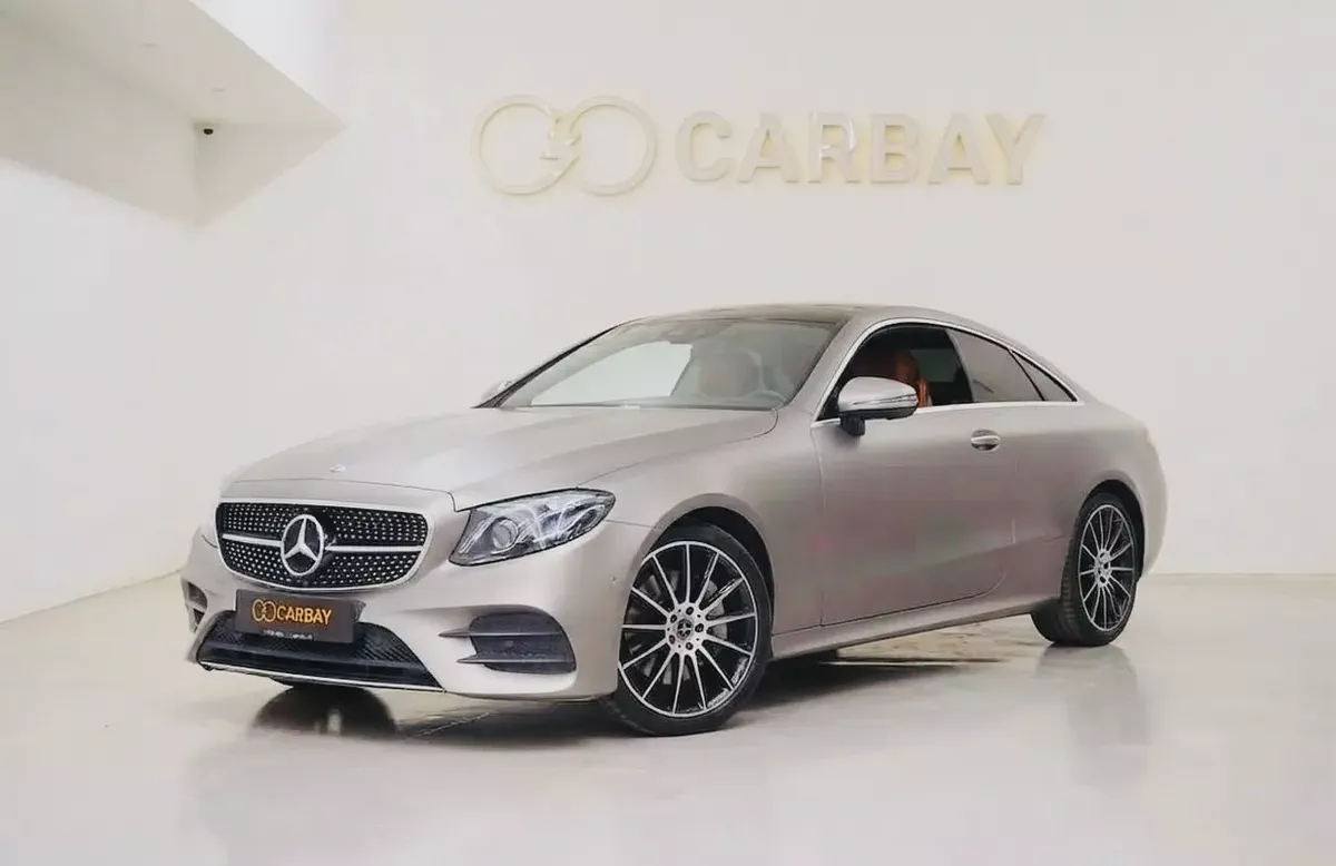 AED 2491 PM | MERCEDES E200 COUPE 2021 | FULL AGENCY SERVICE HISTORY | 1 YEAR WARRANTY | GCC