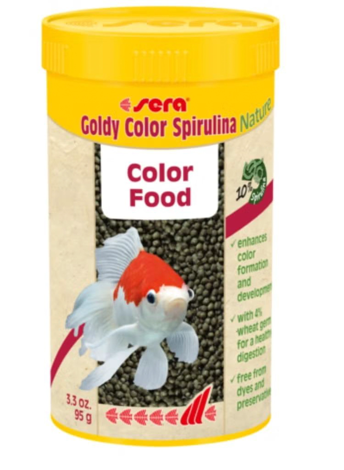 Sera Goldy Color Spirulina Nature 250ml/95g[Volume - 250ml, Weight - 95g]