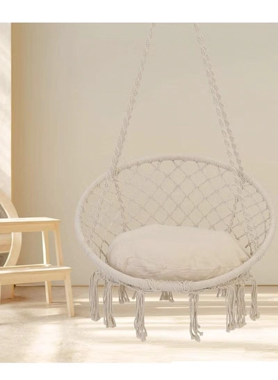 Eworld Hanging Hammock Swing Chair for Indoor and Outdoor Patio with Adjustable Height-2