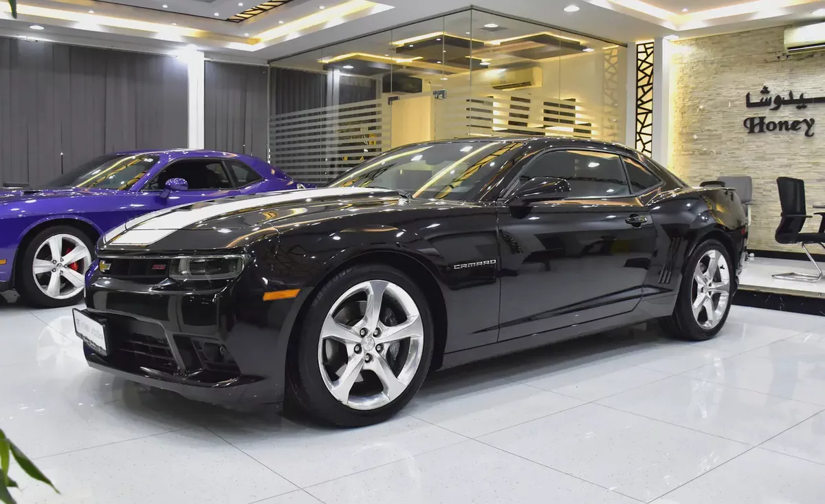 EXCELLENT DEAL for our Chevrolet Camaro SS ( 2015 Model ) in Black Color GCC Specs-1-1