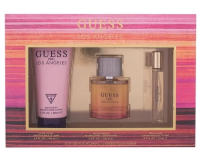 GUESS 1981 Los Angeles Set (EDT + Travel Spray + Body Lotion) EDT 100 Ml, Travel Spray 15 Ml-1