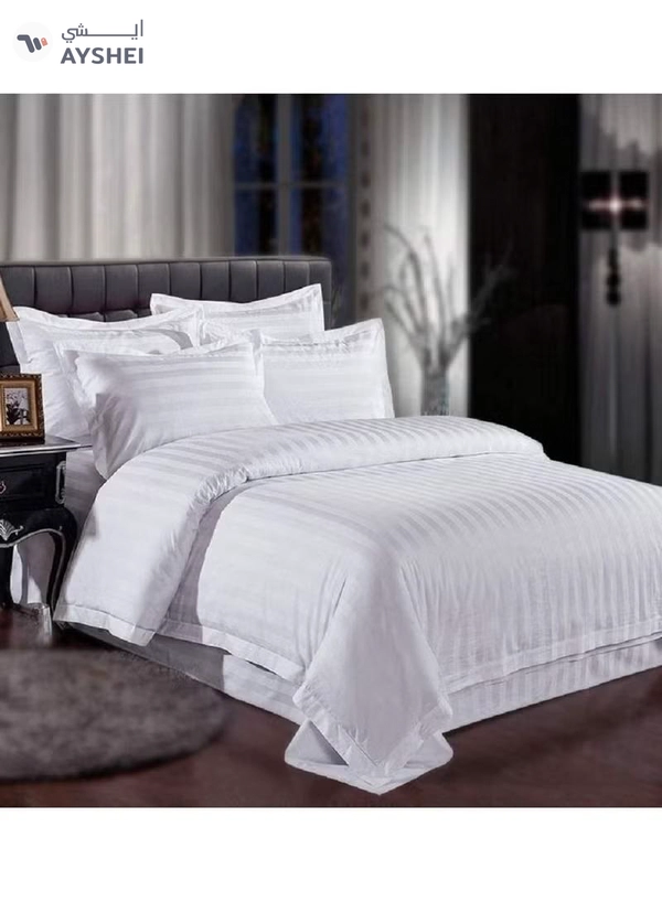 Eworld 6 Piece Premium Duvet All Season Comforter set Quilt Bedding, Microfibre Super Soft Insert