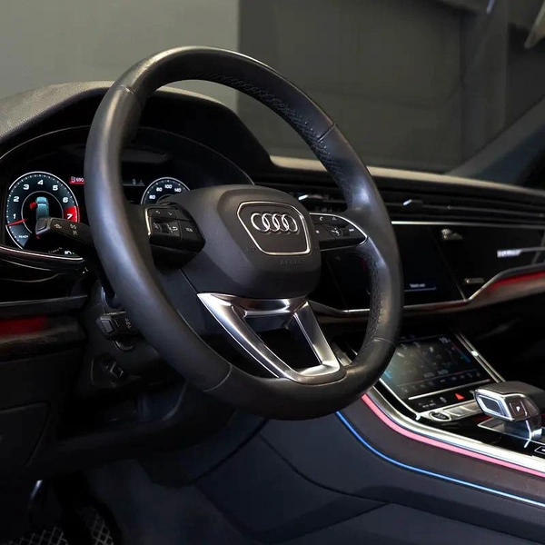 AED 2,299 P.M • 0% Downpayment • Audi Q7 55 TFSI quattro S-Line • 1 Year Warranty