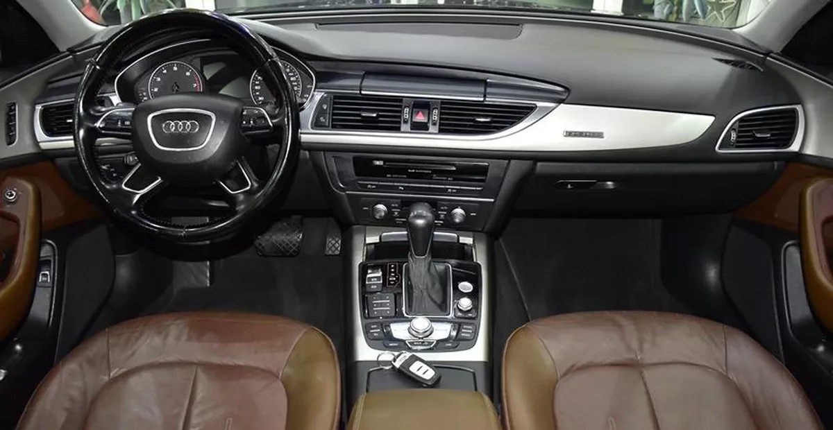 Audi A6 35FSi Quattro ( 2016 Model ) in Black Color GCC Specs-3-3