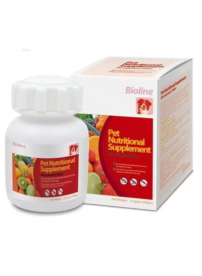 Bioline Supplement Bosy support For Dogs 160 Tablets-0