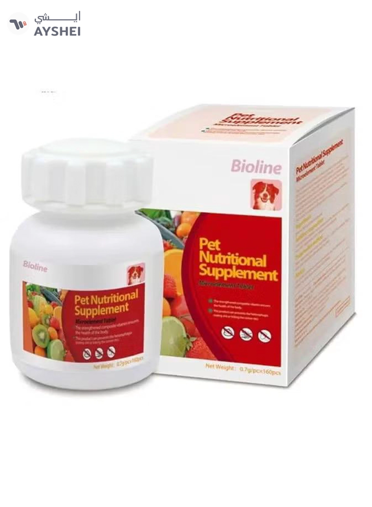 Bioline Supplement Bosy support For Dogs 160 Tablets