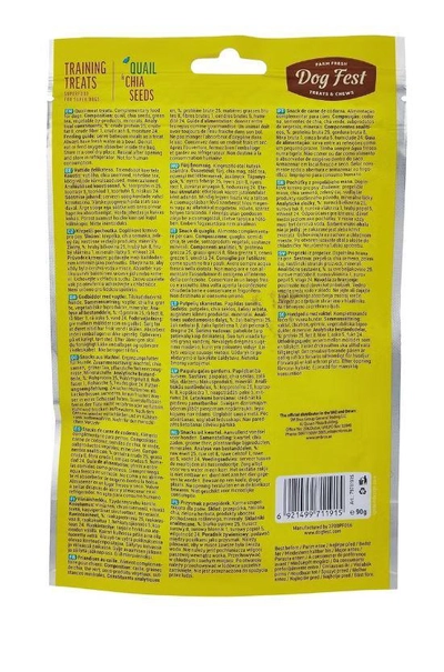 Dog Fest FARM FRESH DOG FEST TREATS & CHEWS TRAINING TREATS QUAIL & CHIA SEEDS-1