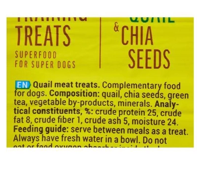 Dog Fest FARM FRESH DOG FEST TREATS & CHEWS TRAINING TREATS QUAIL & CHIA SEEDS-2