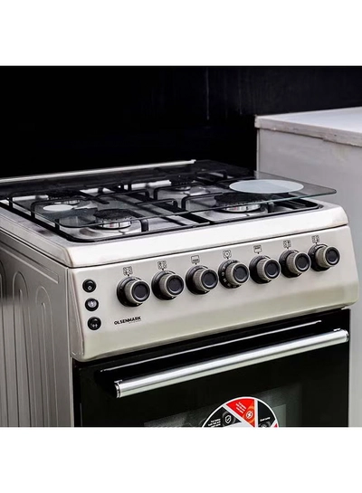 Olsenmark Gas Cooking Range OMCR5004 SILVER/BLACK-0
