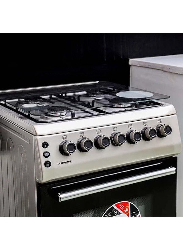 Olsenmark Gas Cooking Range OMCR5004 SILVER/BLACK