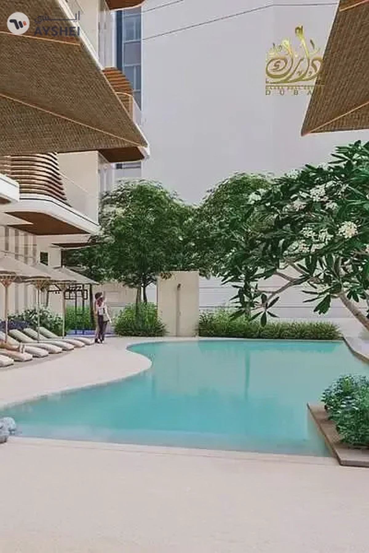 BEST PRICE IN MAJAN - 1BED POOL VIEW-HIGH GROWING AREA