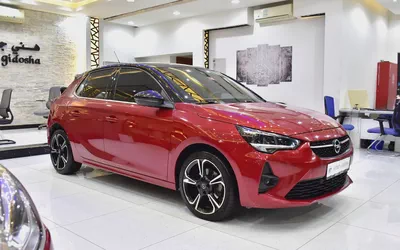 AED 674 EMi at 0% DP | Opel Corsa 1.2L ( 2023 Model ) in Red Color GCC Specs-2