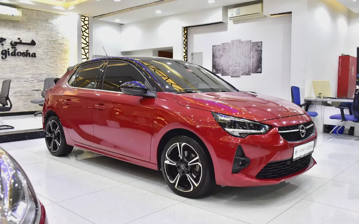 AED 674 EMi at 0% DP | Opel Corsa 1.2L ( 2023 Model ) in Red Color GCC Specs-2-2