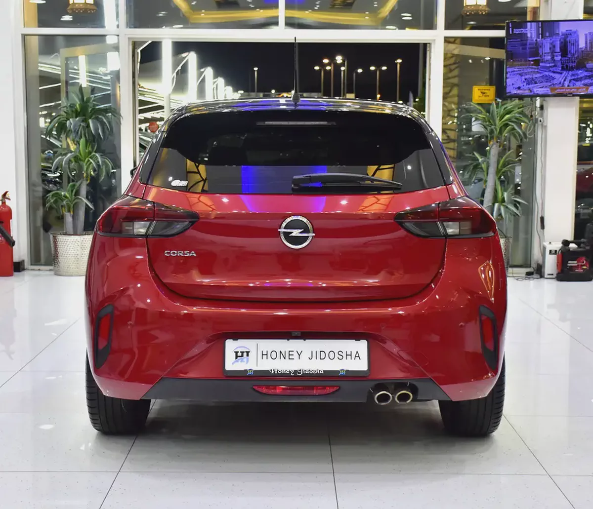 AED 674 EMi at 0% DP | Opel Corsa 1.2L ( 2023 Model ) in Red Color GCC Specs-4-4