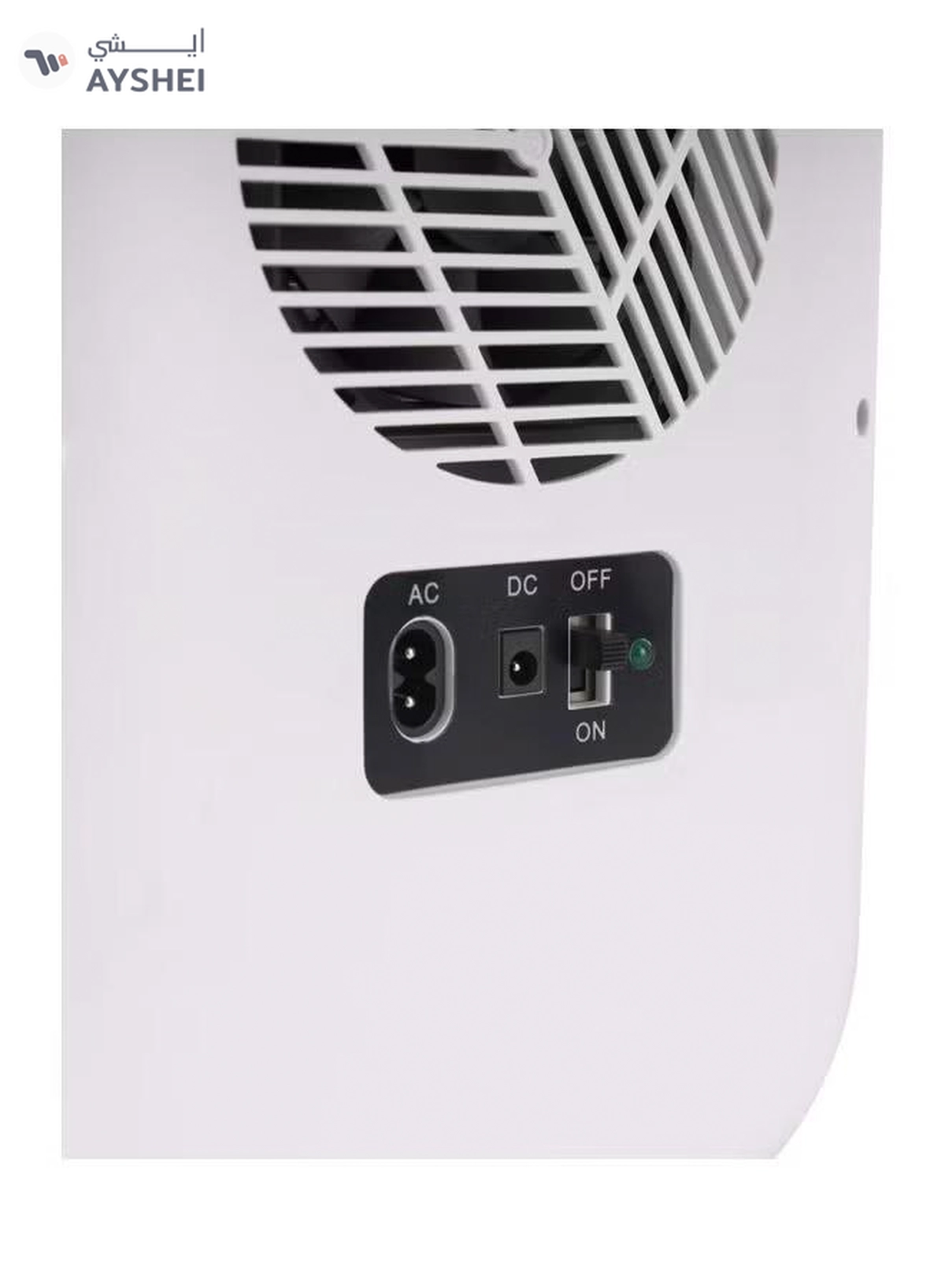 GEEPAS Mini Refrigerator Ideal for Home and Car With Semiconductor Direct Cooling AC/DC Working| Easy to Carry Perfect for Camping, and Picnic 2 Year Warranty 10 L 10 L GRF63052 White,Gold-2-2