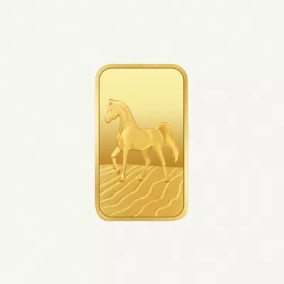 BTC HORSE 20gm Gold Bar-0