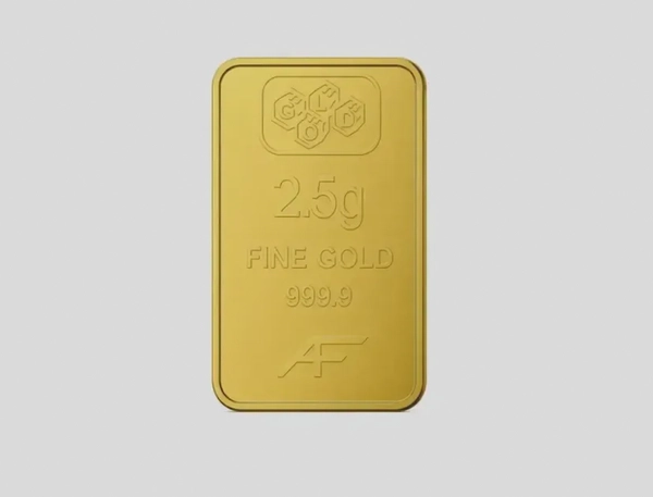 24K Gold Bar 2.5 gram Gold Bar Al Fardan UAE (999.9% Pure Gold) - Variable Design