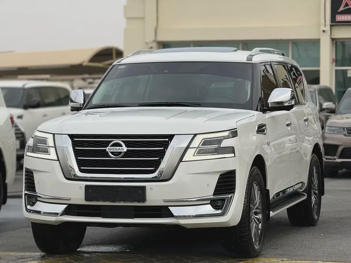 نيسان باترول بلاتينوم فل اوبشن 2021Nissan Patrol LE Platinum 2021 | GCC Specs | Pristine Condition-3-3