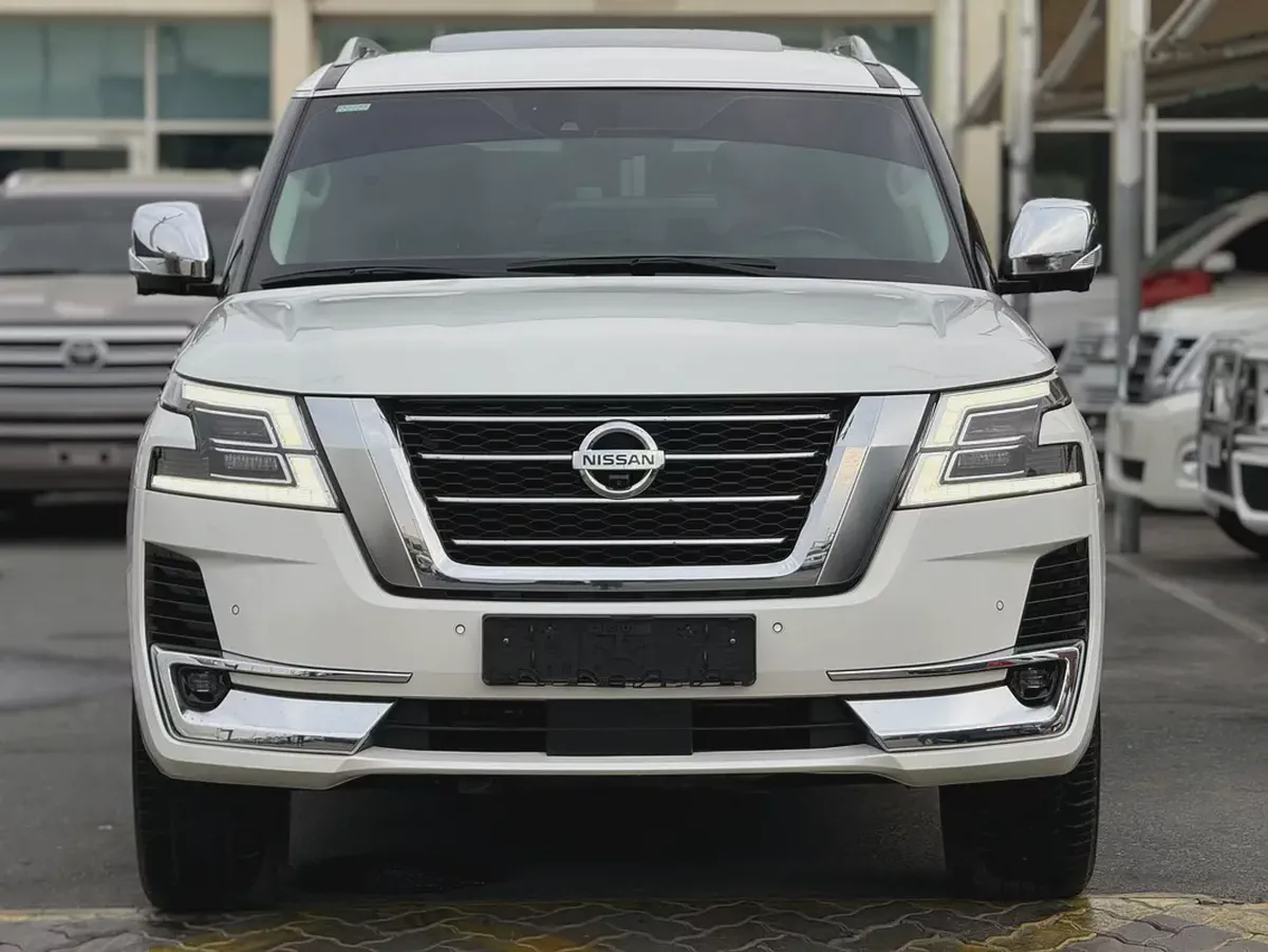 نيسان باترول بلاتينوم فل اوبشن 2021Nissan Patrol LE Platinum 2021 | GCC Specs | Pristine Condition-5-5