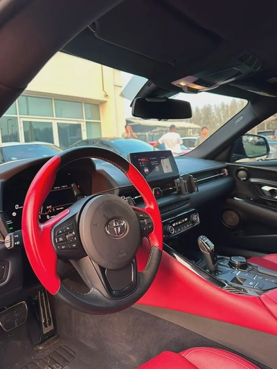 Toyota Supra GR 2022 GCC Specs Original paint Excellent Condition-9