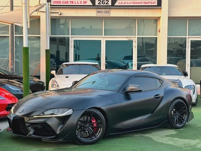 Toyota Supra GR 2022 GCC Specs Original paint Excellent Condition-1