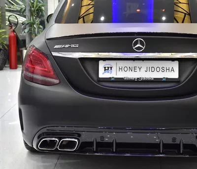 Mercedes Benz C63s AMG ( 2020 Model ) in Matte Black Color Japanese Specs-9