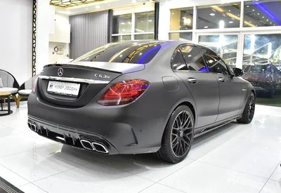Mercedes Benz C63s AMG ( 2020 Model ) in Matte Black Color Japanese Specs-2