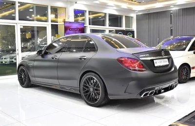 Mercedes Benz C63s AMG ( 2020 Model ) in Matte Black Color Japanese Specs-3
