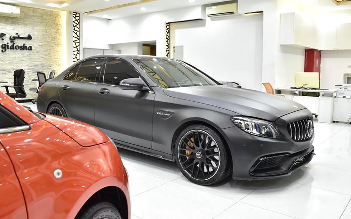 Mercedes Benz C63s AMG ( 2020 Model ) in Matte Black Color Japanese Specs-10-10
