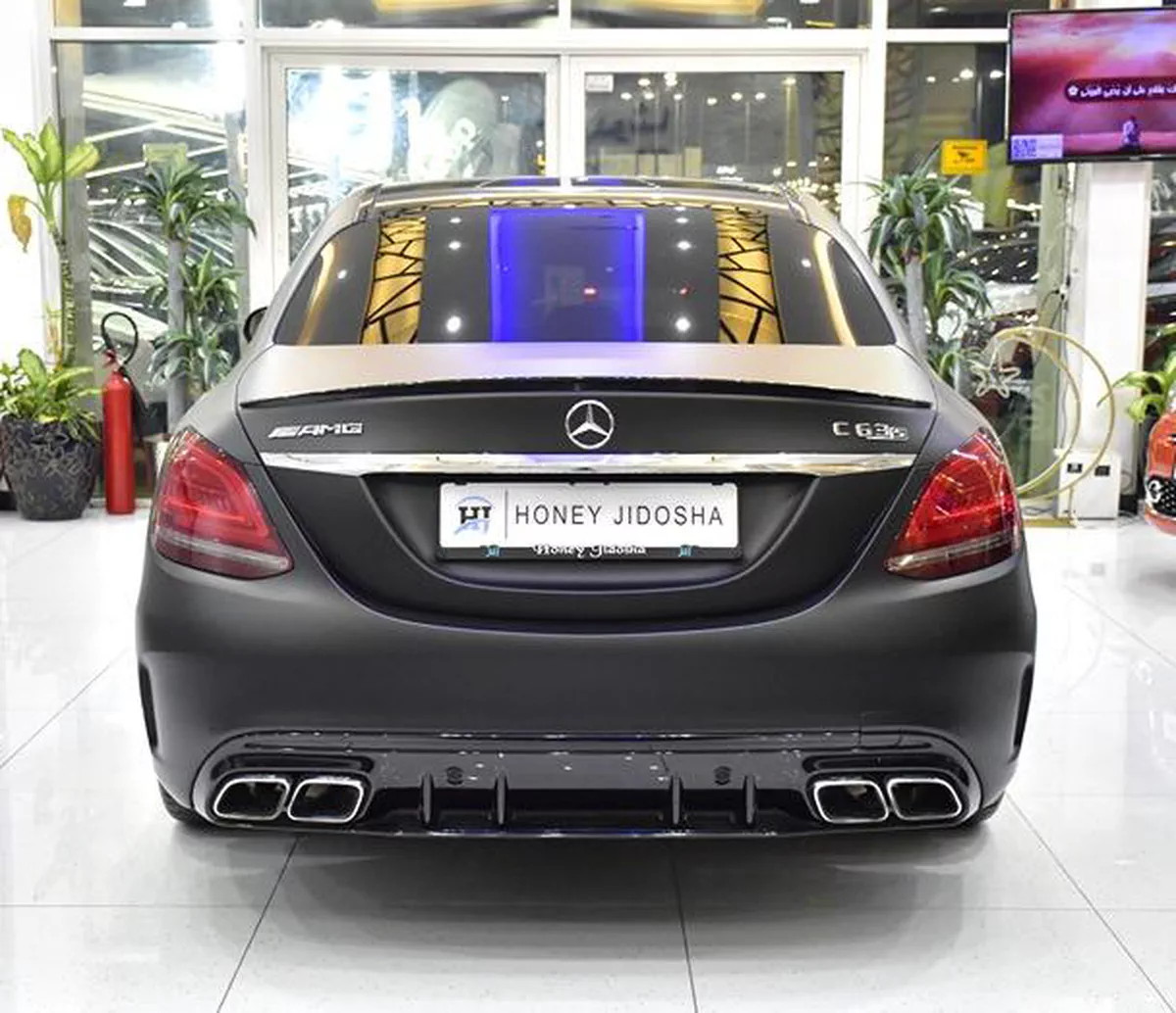 Mercedes Benz C63s AMG ( 2020 Model ) in Matte Black Color Japanese Specs-1-1