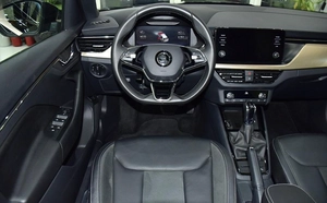 Skoda Kamiq ( 2023 Model ) in Black Color GCC Specs